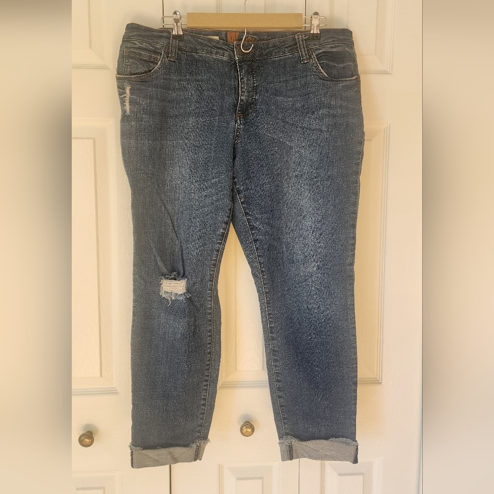 Kut From.the Kloth Asher Classic Blue Ankle Jeans